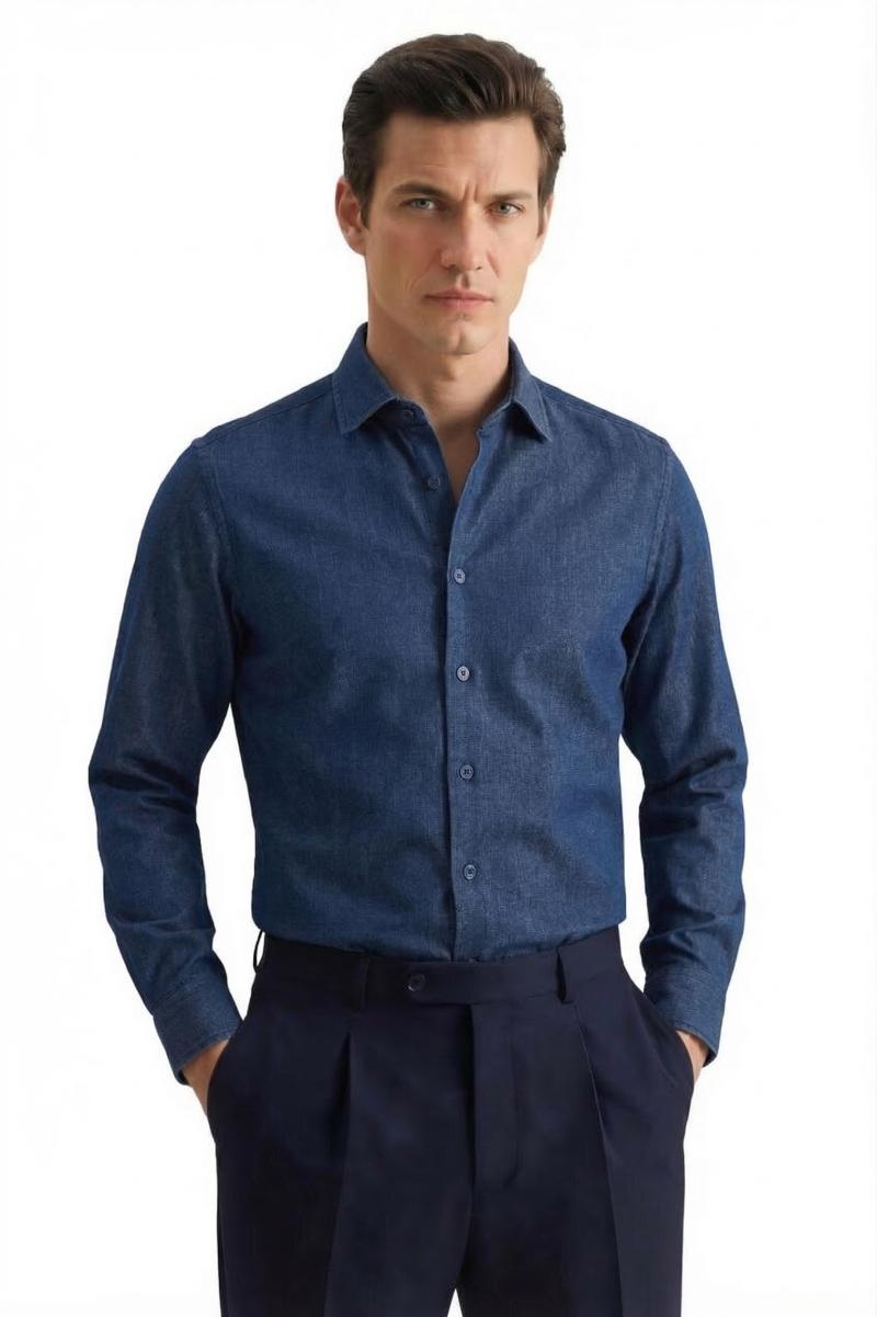 Сорочка  CAIOMARIO 700001-6/BLUE