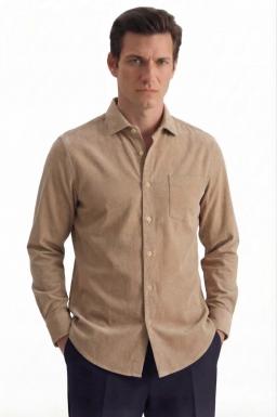 Фото рубашки Прямой силуэт Рубашка SEIDENSTICKER, цвет бежевый