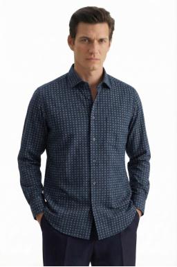 Фото рубашки Прямой силуэт Рубашка SEIDENSTICKER, цвет синий