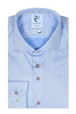 Фото рубашки Приталенный силуэт Рубашка R2, цвет голубой