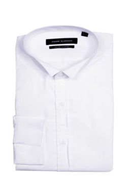 Фото рубашки Приталенный силуэт Рубашка PIERRE CLARENCE, цвет белый