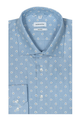 Фото рубашки Shaped Fit Рубашка SEIDENSTICKER, цвет голубой