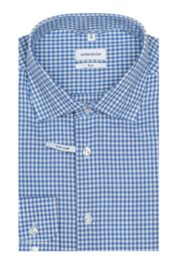 Фото рубашки Полуприлегающий силуэт Рубашка SEIDENSTICKER, цвет синий